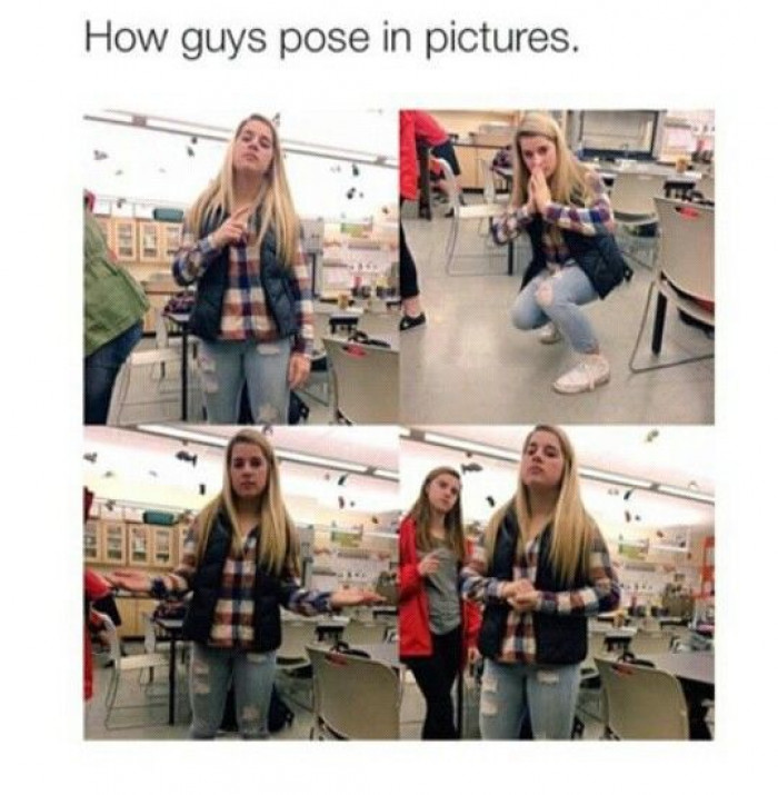 How Guys Pose