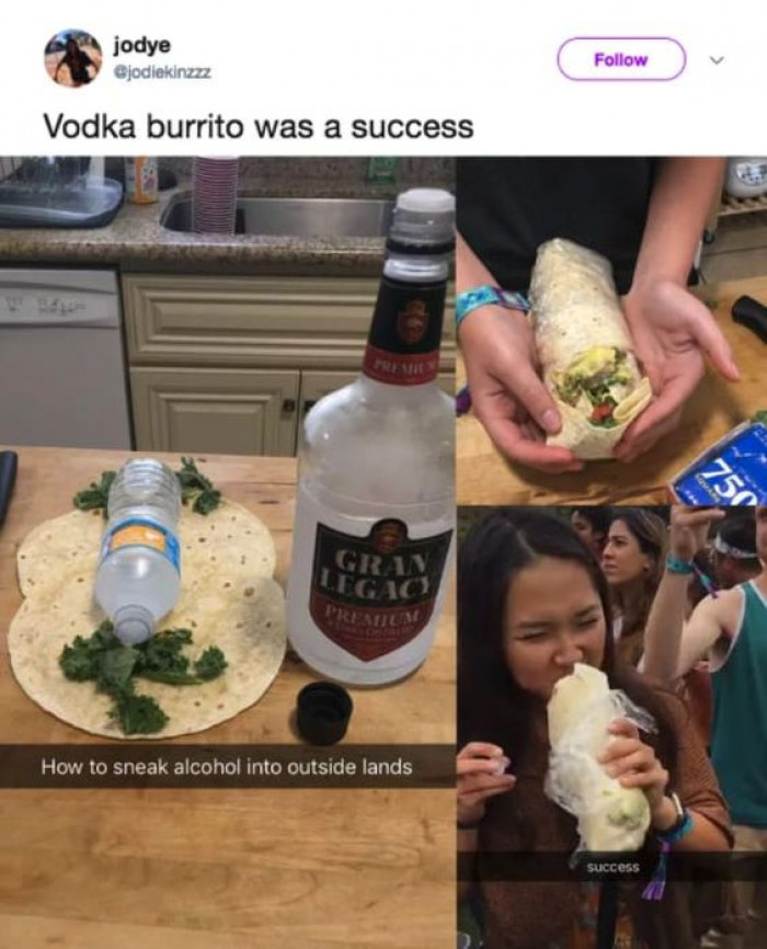 Vodka Burrito Brilliant