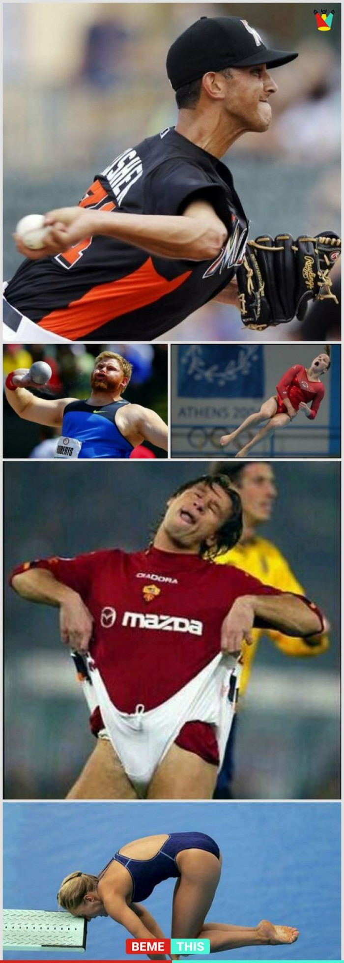 Funny Facial Expressions of Olympic Athletes 