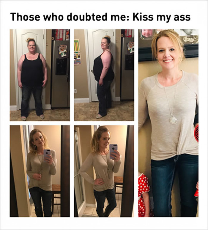 Her Attitude Of Losing Weight
