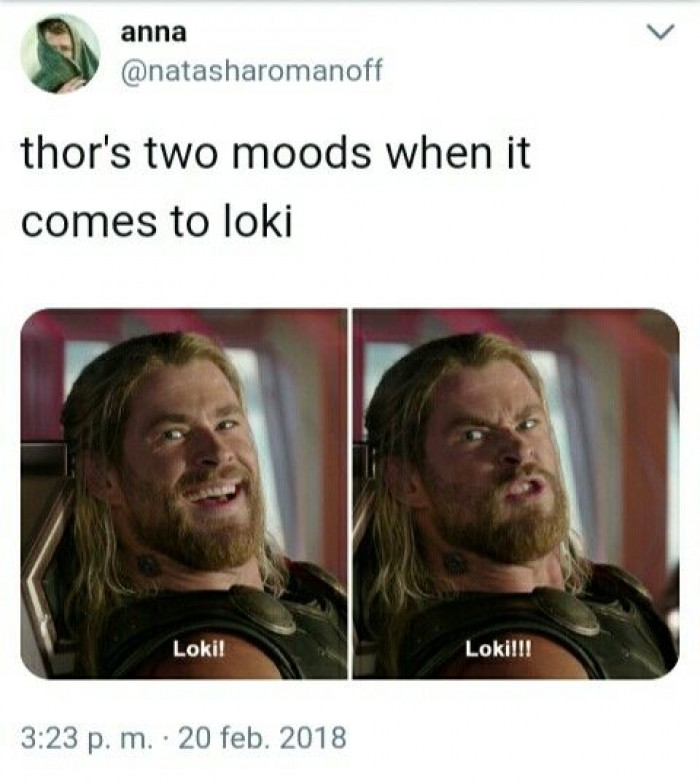 Thor's Mood Swings