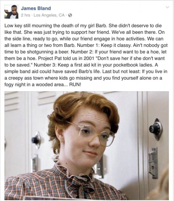And This Very Heartfelt Ode To Barb