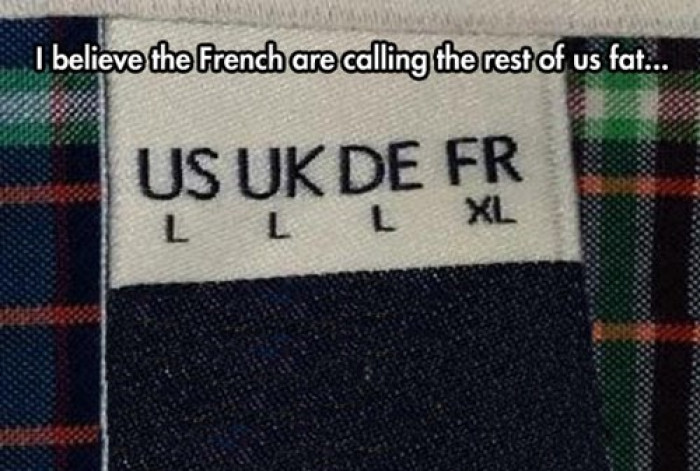 French Shirts Are Like the French Army