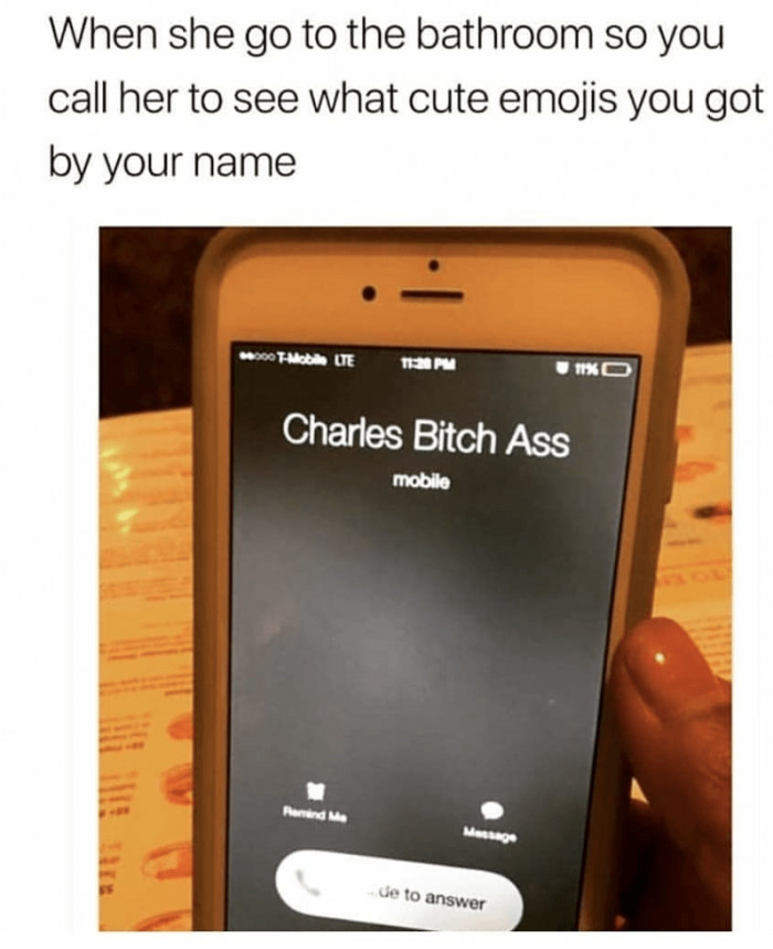 You Use Your Girlfriend's Phone