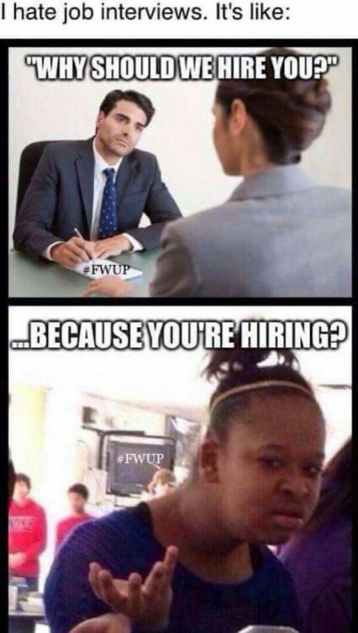 I Hate Job Interviews. It's Like
