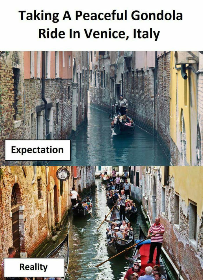 Venice Expectation Vs Reality