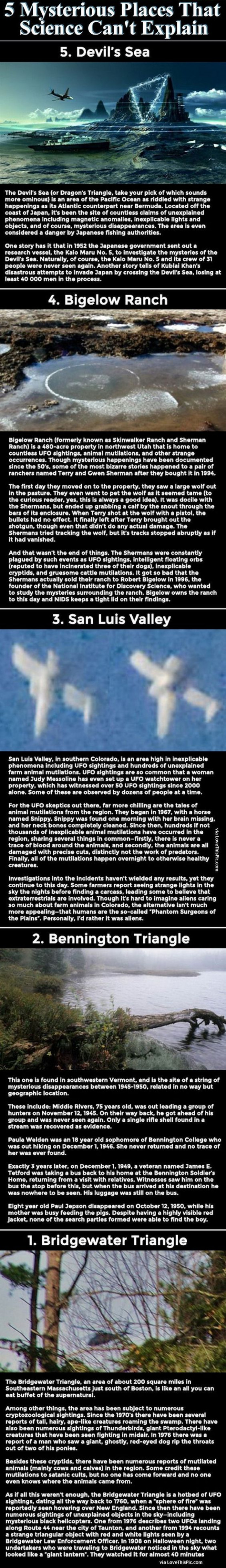 5 Mysterious Locations Science Can Not Explain