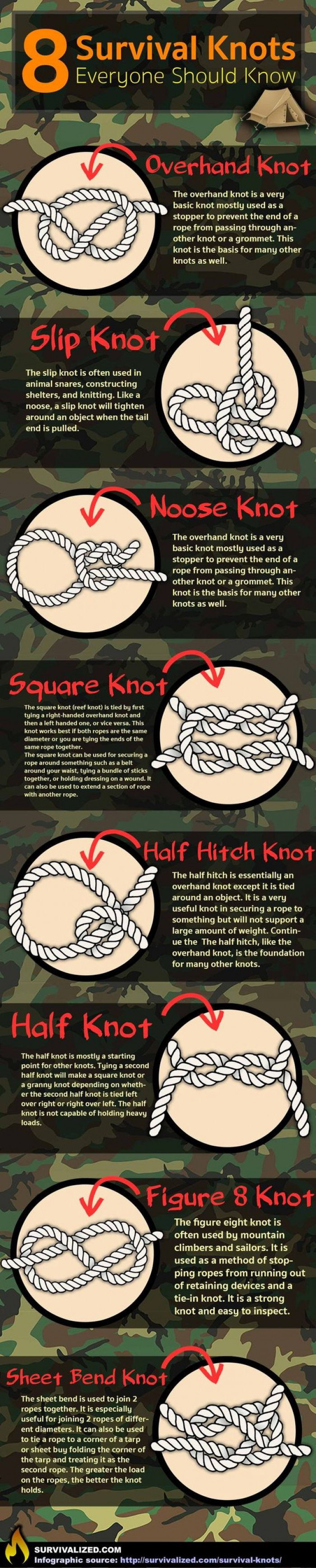 8 Survival Knots That May One Day Save Your Life