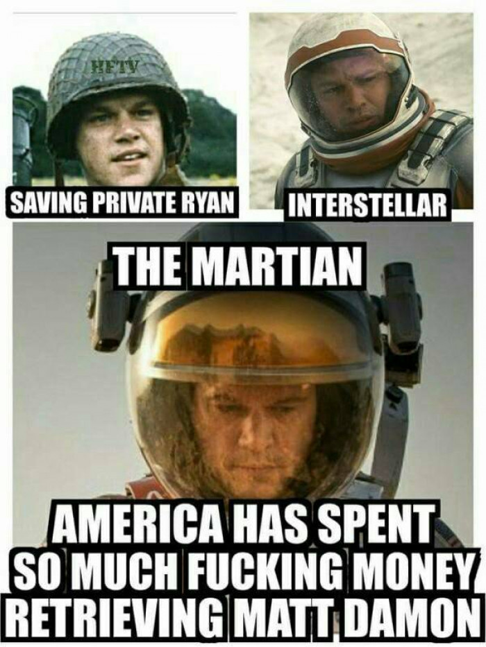 America Saving Matt Damon