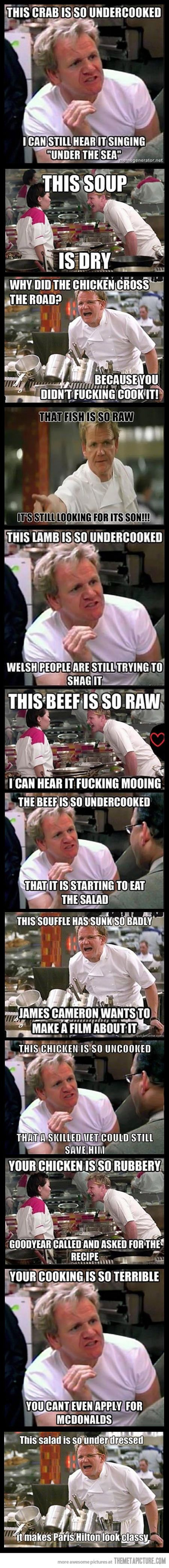 Angry Gordon Ramsey Is The Funniest