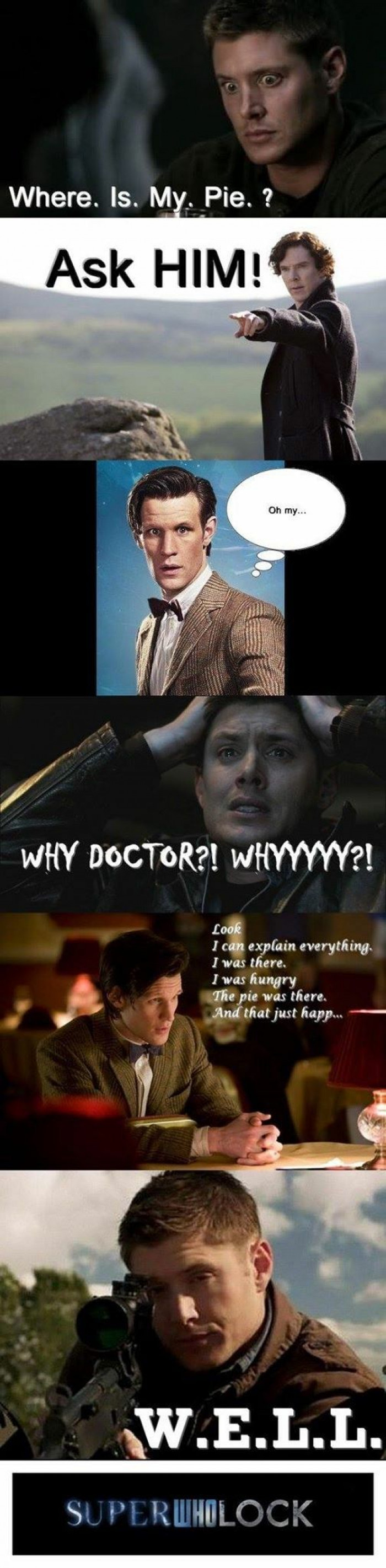 Dean Winchester Meets Doctor Who