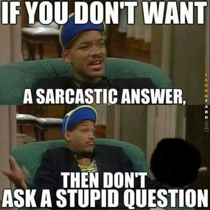 Don't Ask Stupid Questions