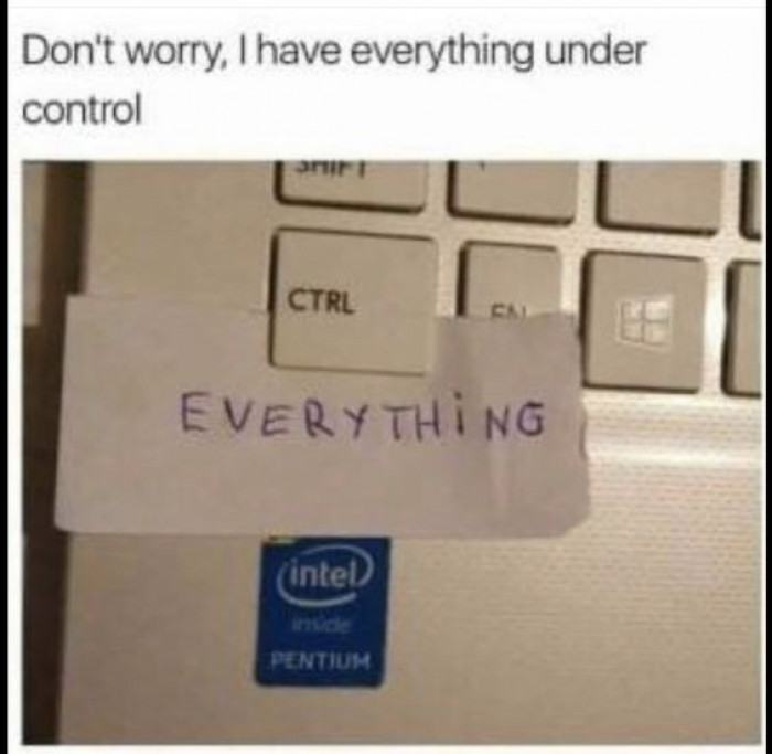Everything under control