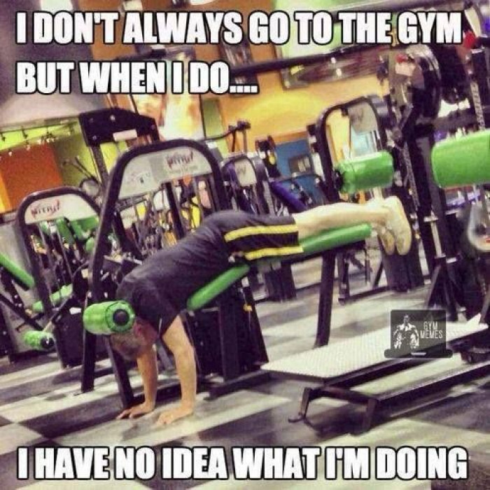I don't always go to the gym
