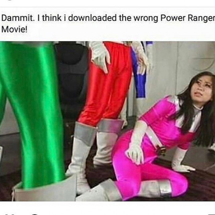 I Downloaded The Wrong Power Rangers
