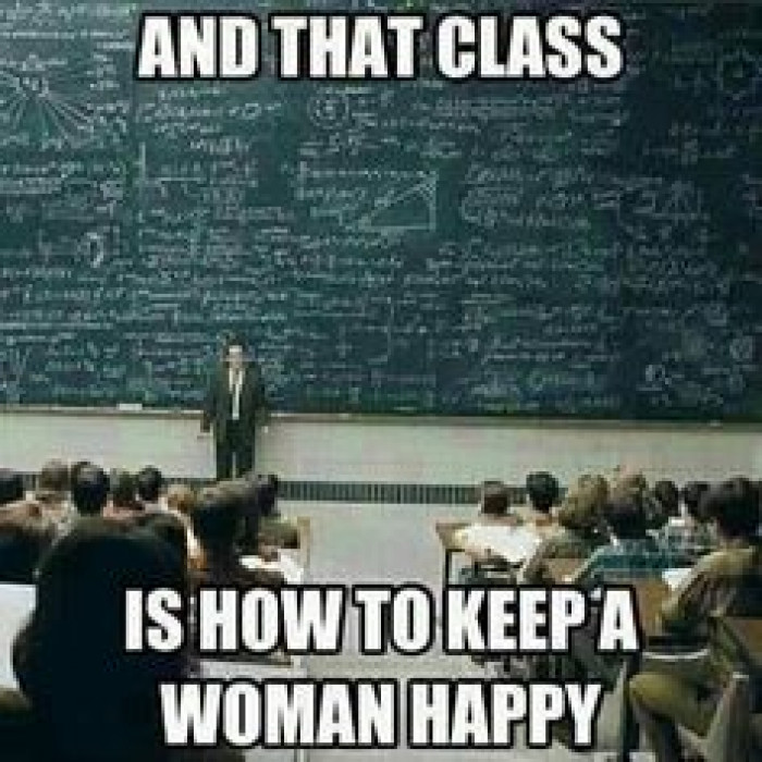 Keep a woman happy