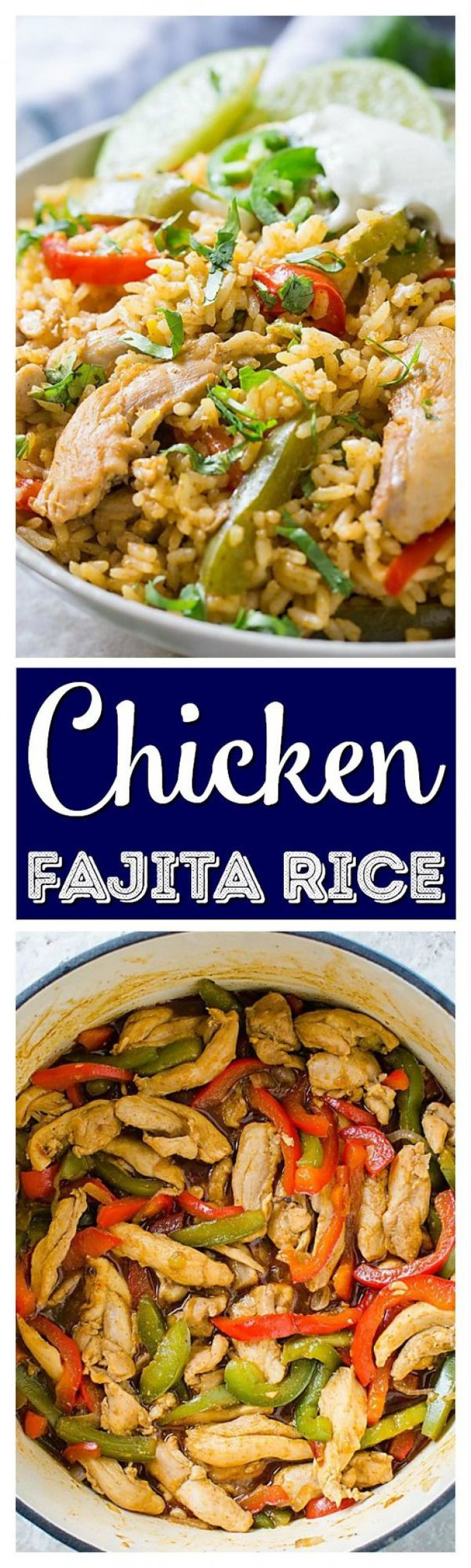 Mexican Inspired Chicken Fajita Rice