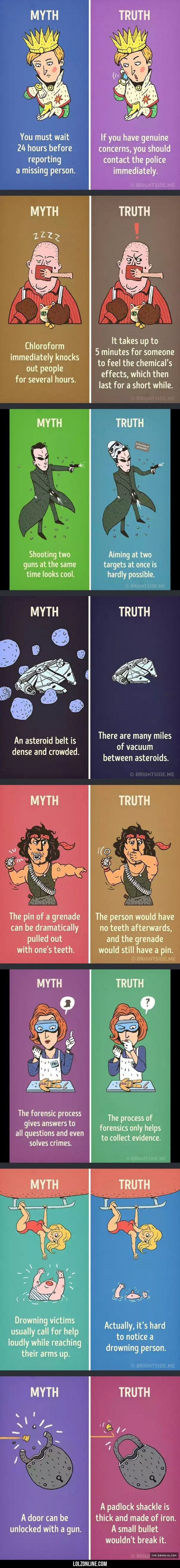 Myths You Believed Were True But Actually Werent