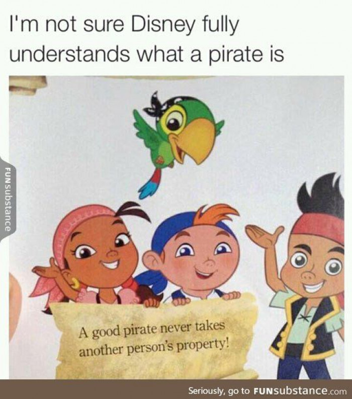 no such thin as a good pirate