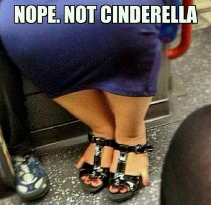 Nope. Not Cinderella