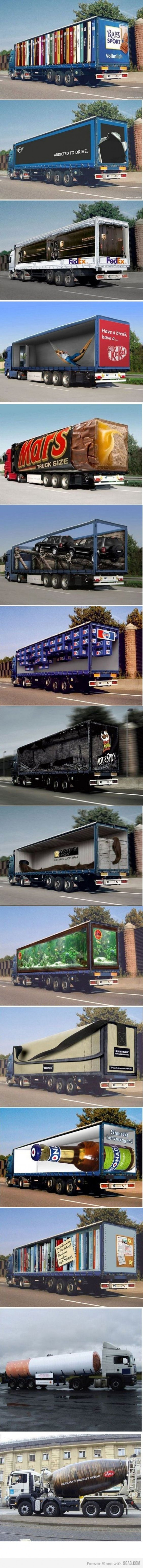 The Most Creative Truck Ads From Various Industries