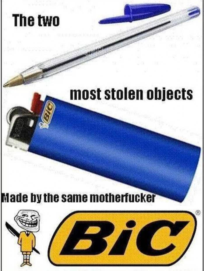 The two most stolen objects