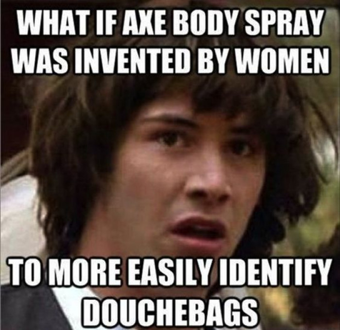 What if axe body spray?
