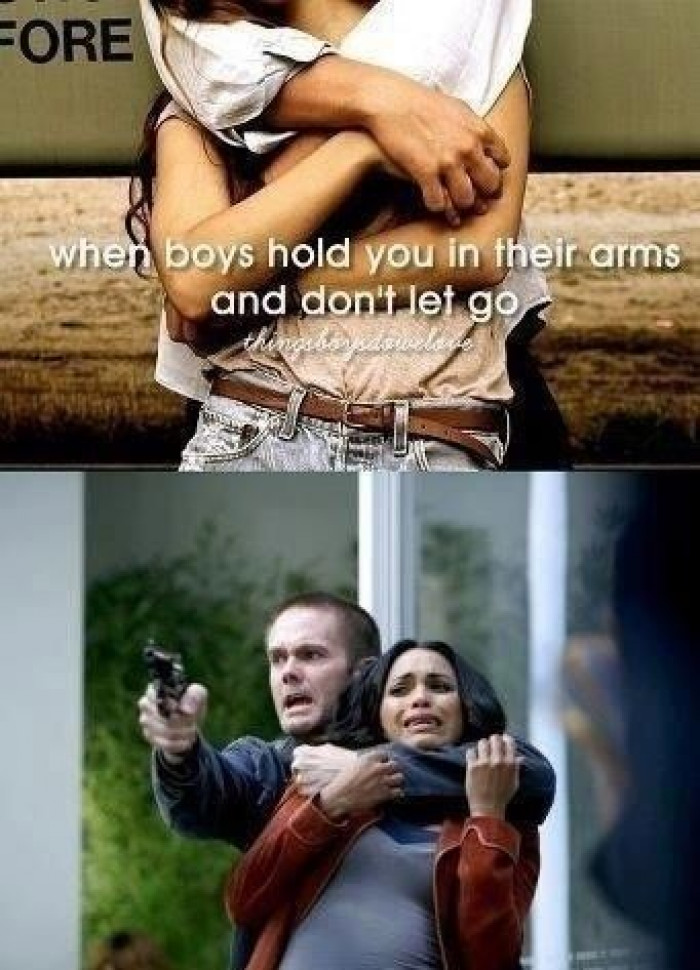 When Boys Hold You In Their Arms...
