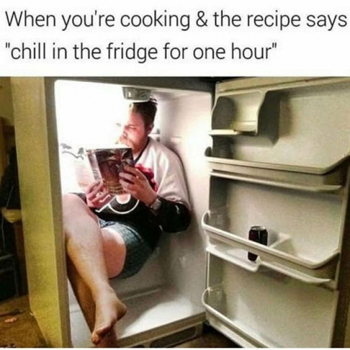When The Recipe Says Chill In The Fridge