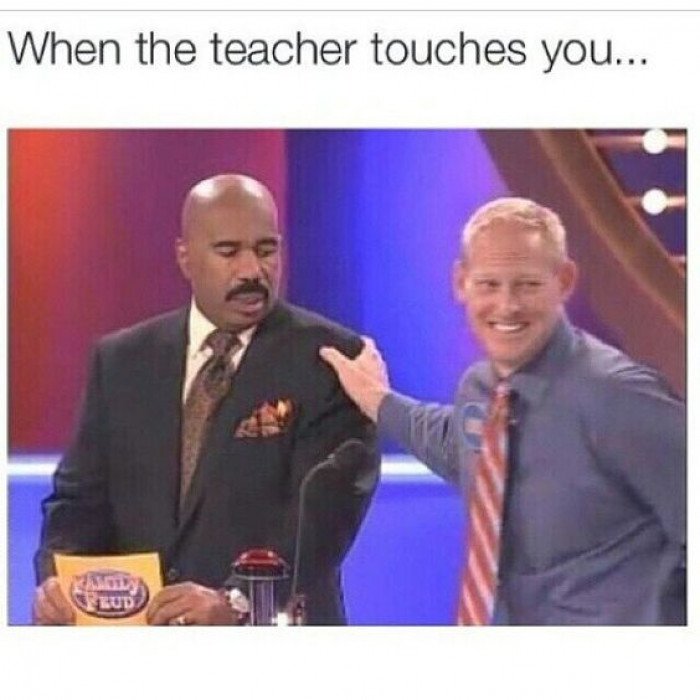 When The Teacher Touches You