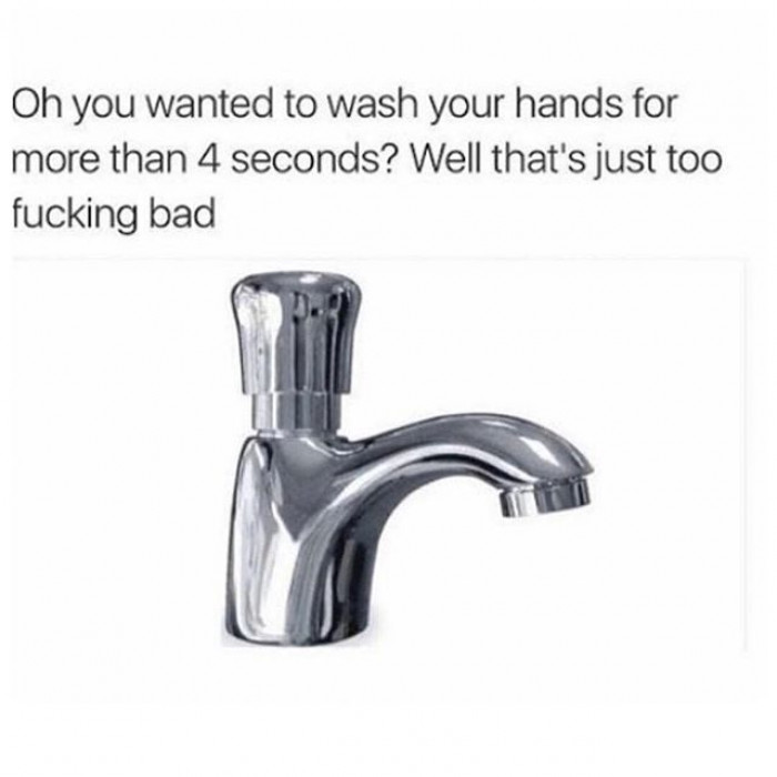 You Want To Wash Your Hands For More Than 4 Seconds? 