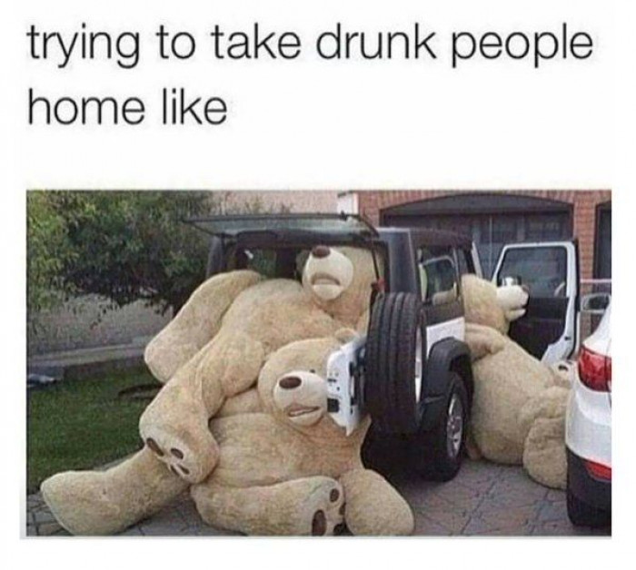 Trying To Take Drunk People Home