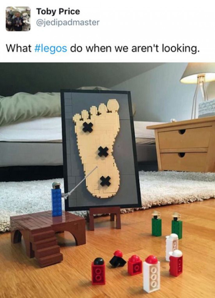 What Lego's Do When We Aren't Looking