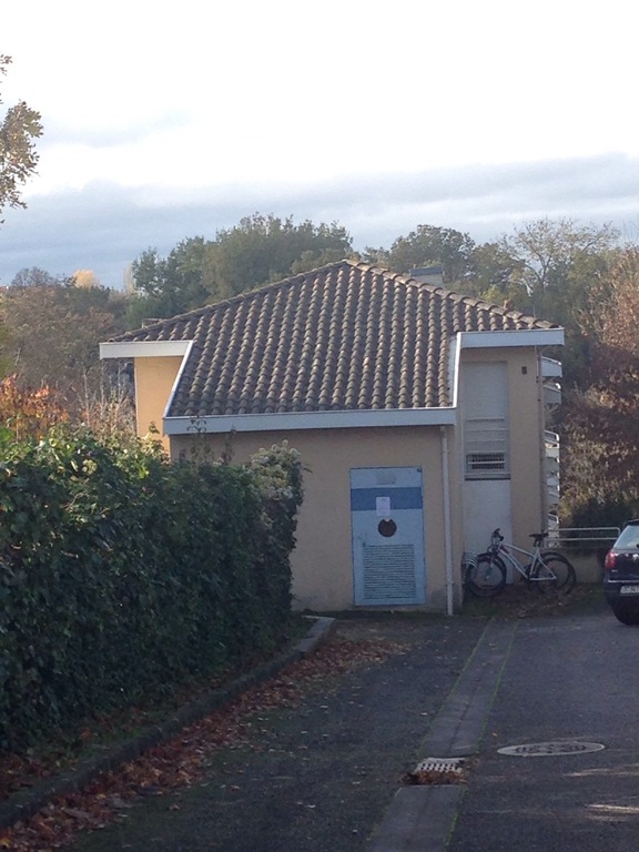The roof of this house looks like an upvote