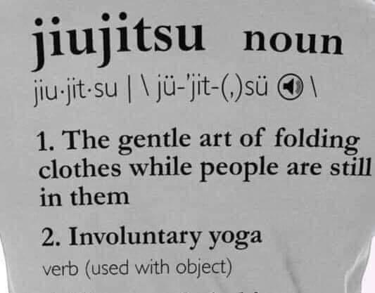 When someone says they know jiujitsu.
