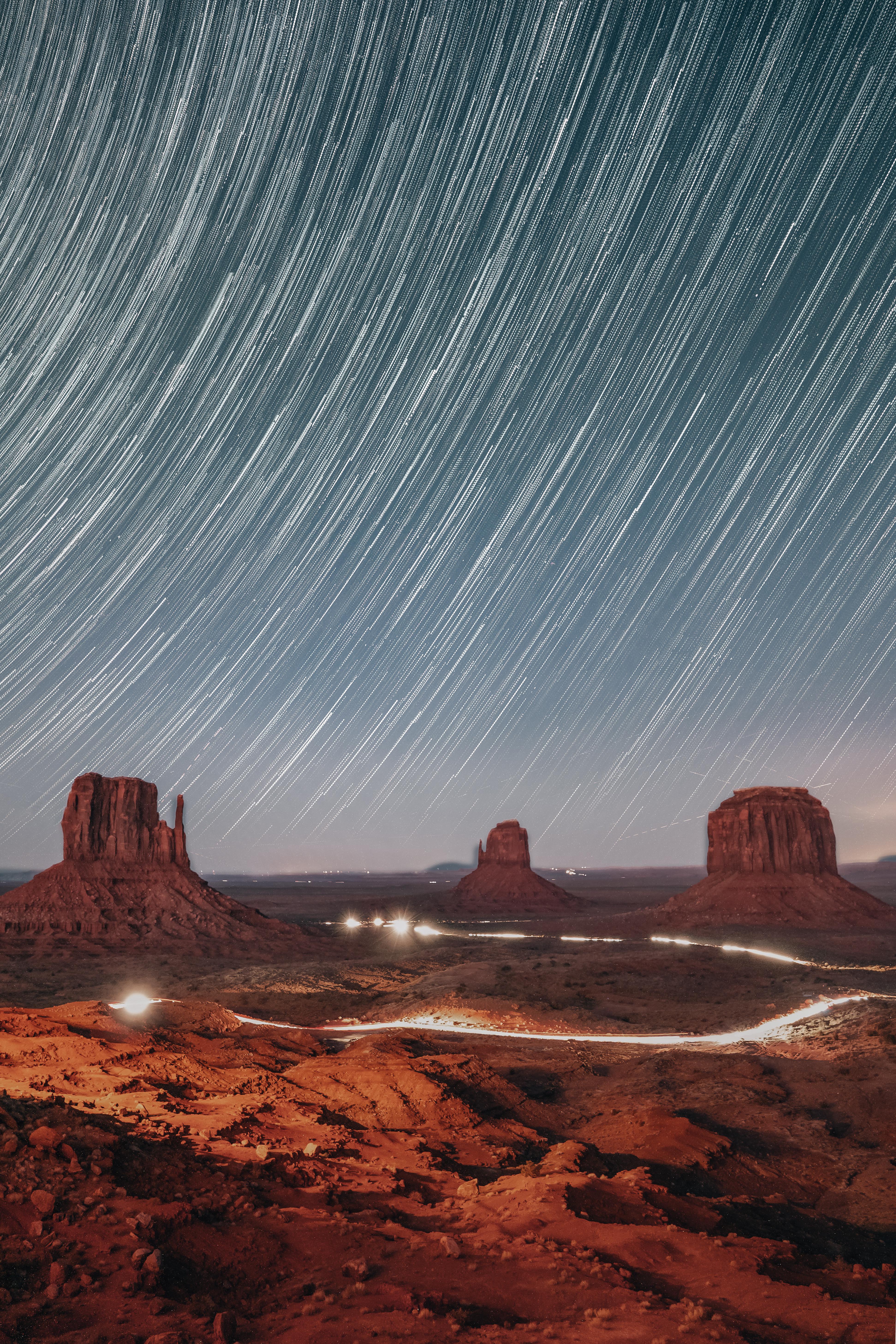 200ish images stacked. Monument Valley. Nearly killed my poor computer to edit.
