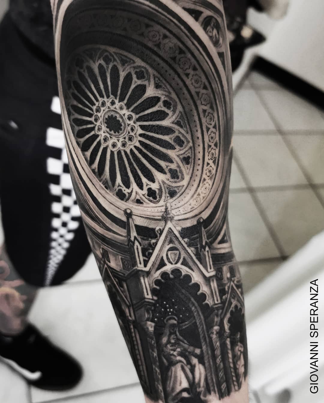 The shading on this tattoo is remarkable