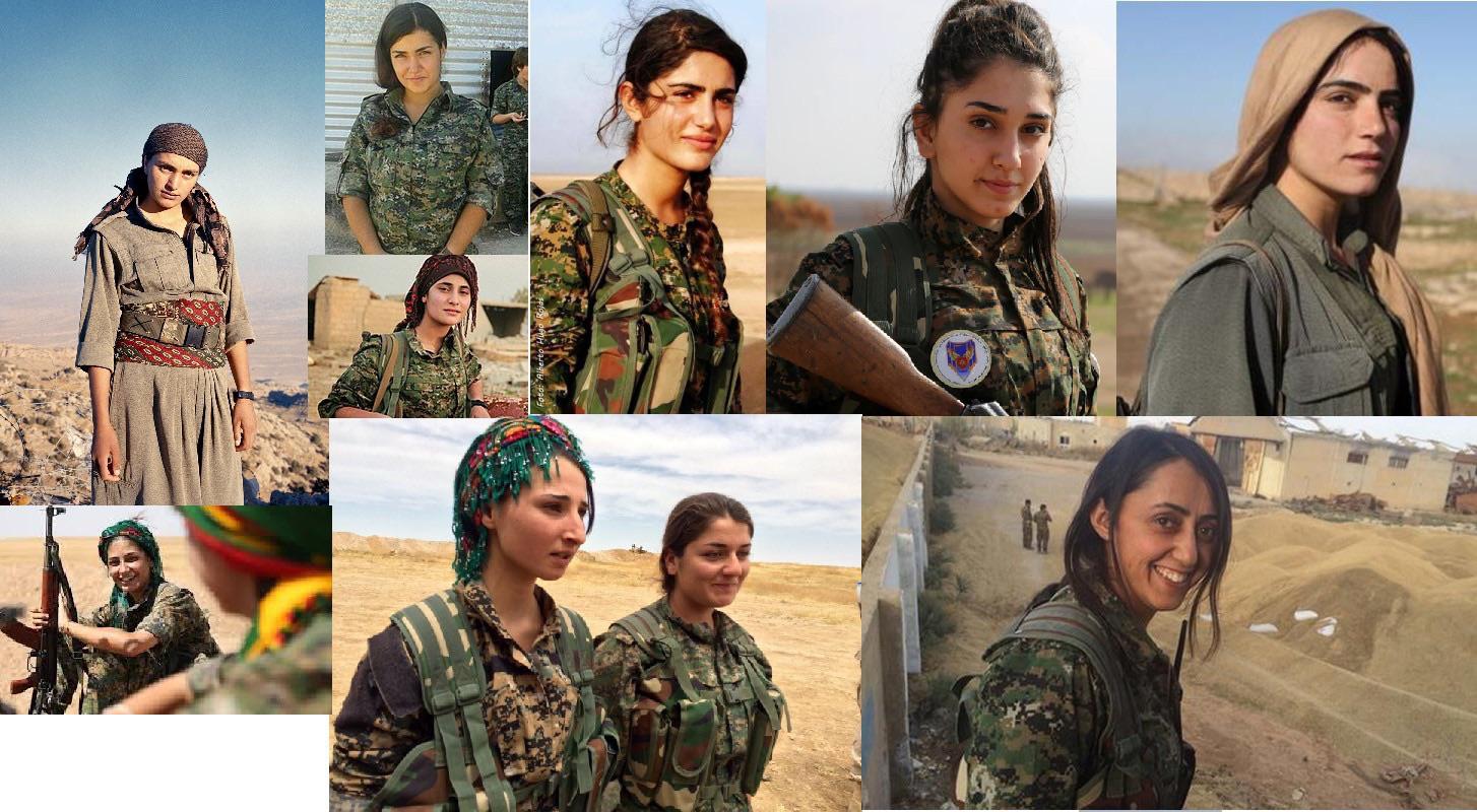 The faces of brave Kurdish women fighters who have fought ISIS