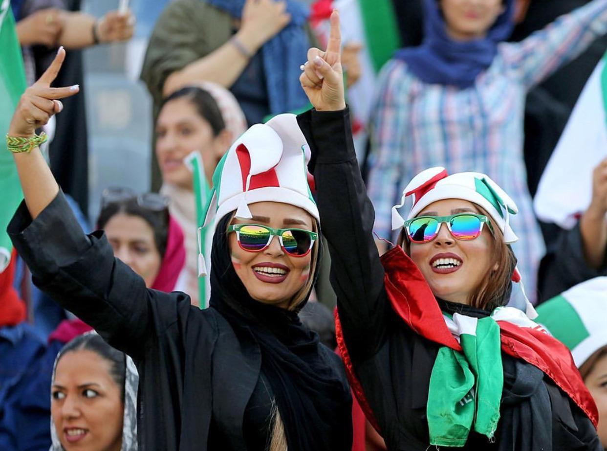 Iranian Women are allowed into football stadium after 40 years!