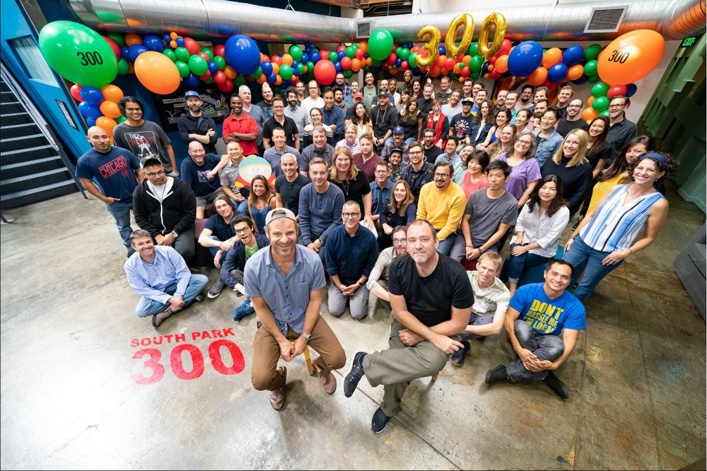 Congratulations to Trey Parker, Matt Stone and the entire crew on their 300th episode