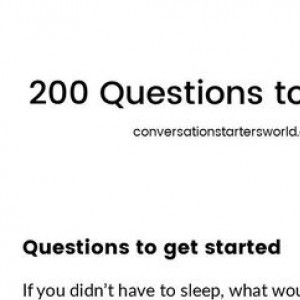 200 Questions You Should Ask To Get To Know Someone