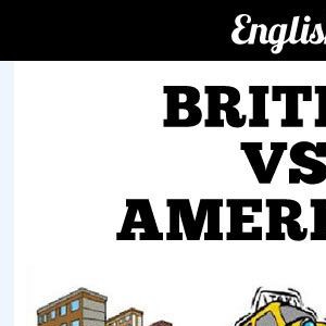 English Vs American wording