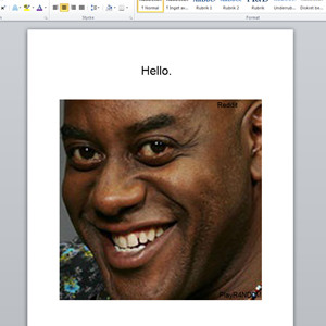 Just Sent This To My Neighbours Printer