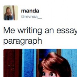 Me Writing An Essay
