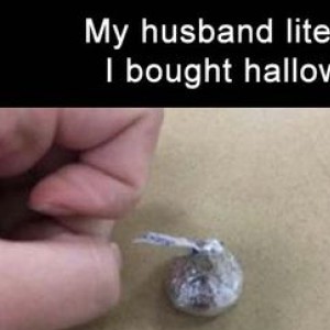 My Husband After I Buy Halloween Sweets