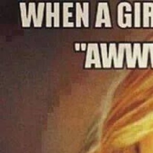 When a girl...